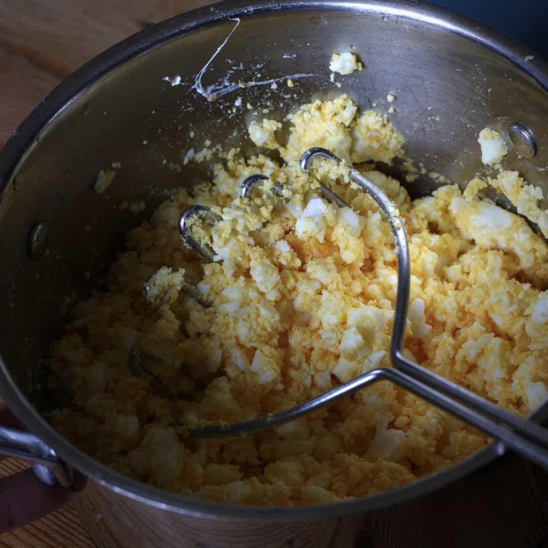 Coronation egg mayonnaise sandwich