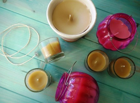 Beeswax candles
