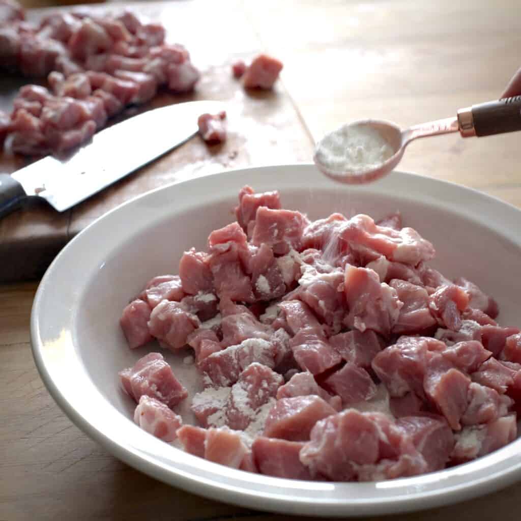 Easy Slow Cooker Pork in Cider and Mustard The