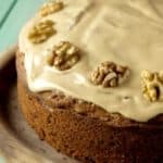 Coffee and walnut cake