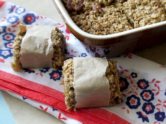 Apricot Ginger & Pecan Bars