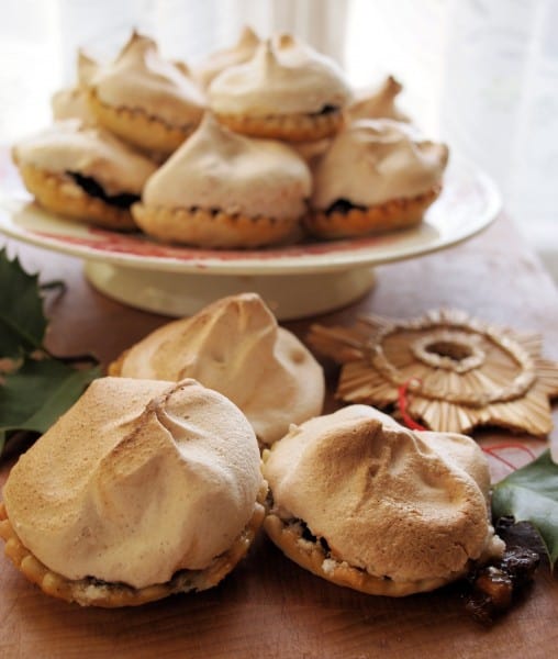 Ultimate List of Home Made Food Gifts - Spiced Mince pies with meringue topping
