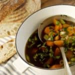 Rustic Carrot and Coriander Soup