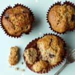 Yummy Dark Chocolate & Date Muffins