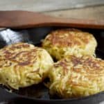 Crispy Pan Fried Potato Cakes