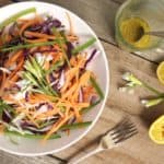 Fennel and Wild Garlic Salad with Mustard Dressing