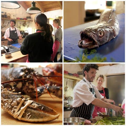 A wild food cooking course at Fat Hen in Cornwall