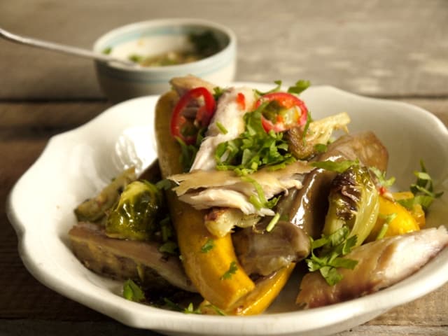 Hot Miso Mackerel Salad