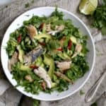 Baked Mackerel Salad with a Hot Ginger Dressing |The Hedgecombers