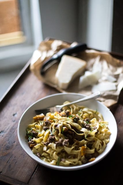 Duck Ragu with Homemade Pasta | The Hedgecombers