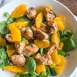 Chicken, orange and watercress salad