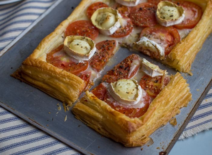 Tomato and Goats Cheese Tart