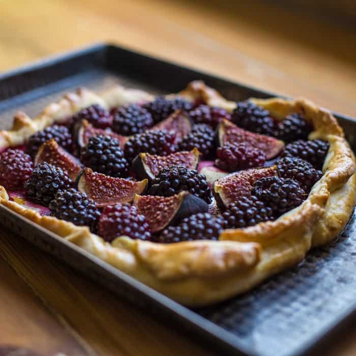 Fig and Blackberry Galette