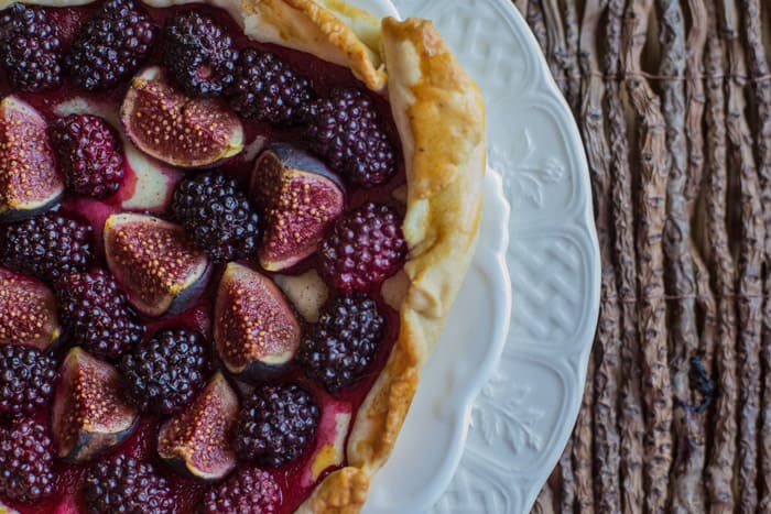 Fig and Blackberry Galette