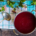 Beetroot and Sweet Potato Soup