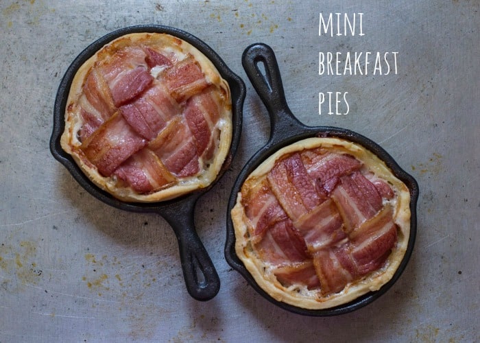 Mini Breakfast Pies cooked and ready to eat 