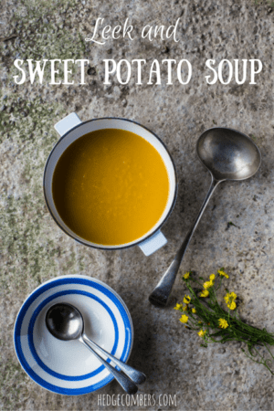 Leek and Sweet Potato Soup - The Hedgecombers