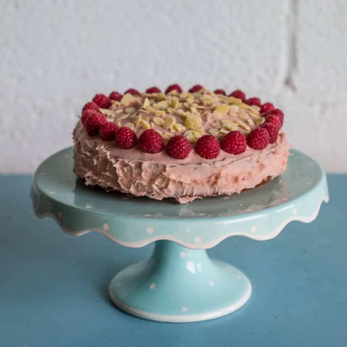 Raspberry and Almond Cake