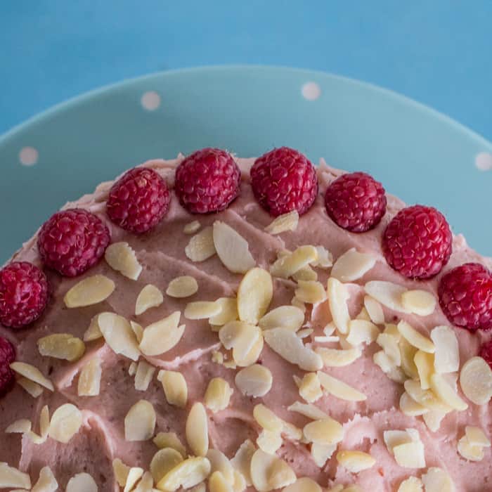 Raspberry and Almond Cake