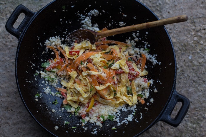 Egg Fried (Cauliflower) Rice