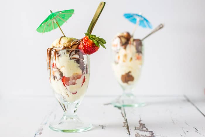 Cadburys Creme Egg Ice Cream Sundae