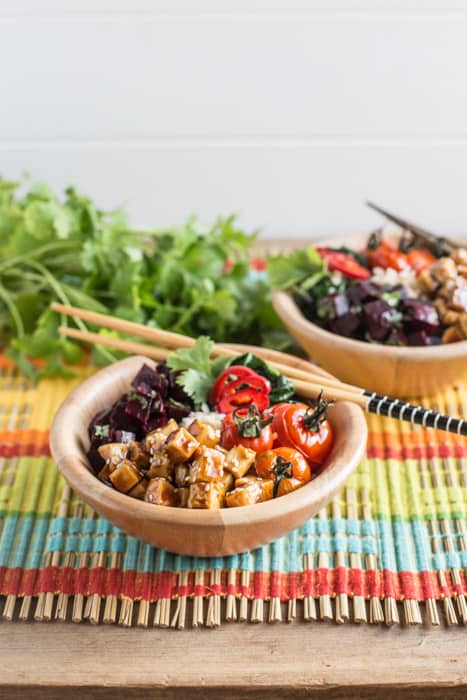 Crispy Tofu Rice Bowl