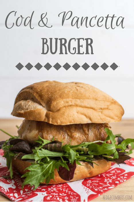 Cod and Pancetta Burger