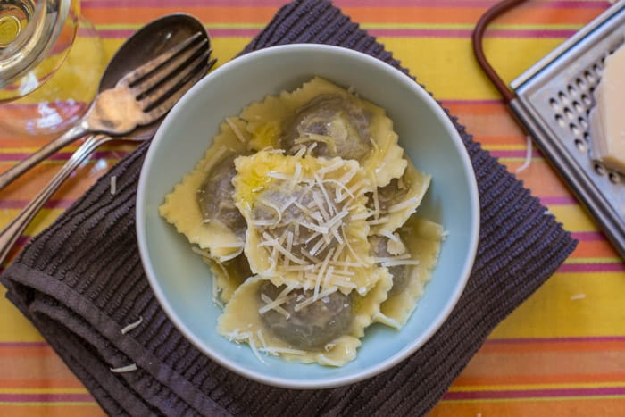 Muscovy Duck and Porcini Ravioli