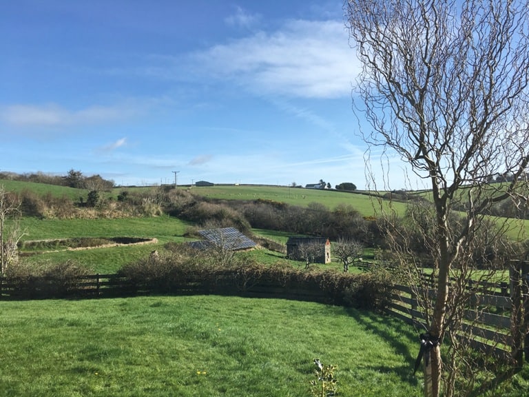 The farm view from my home office window