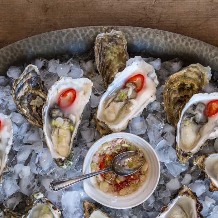 Lemongrass Infused Oysters