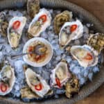 Lemongrass Infused Oysters