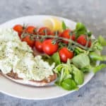 Broad Bean and Goats Cheese Bruschetta