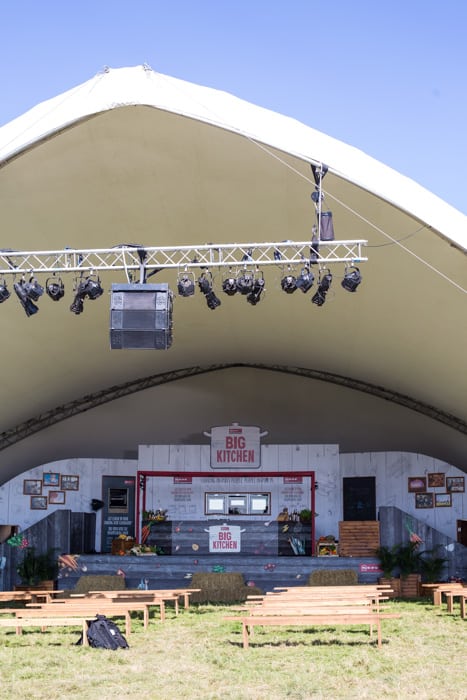 The Neef Cookaholic stage at The Big Feastival 2017