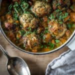 Ox Cheek Stew with Nettle Dumplings