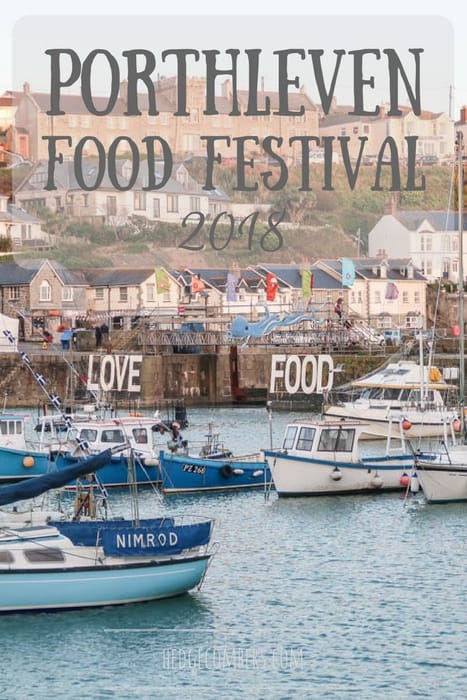 Porthleven harbour during the Porthleven Food Festival 2018