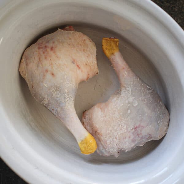 Slow Cooker Duck Legs - The Hedgecombers
