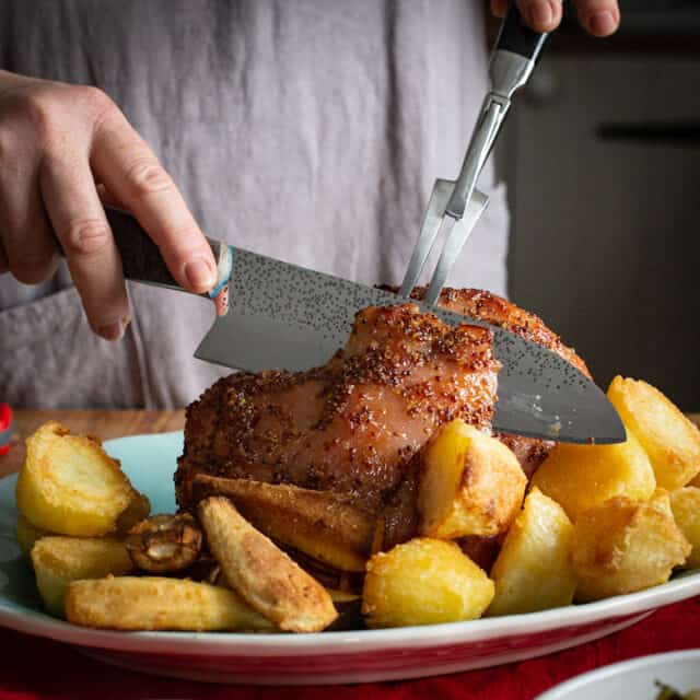 Simple Honey and Mustard Gammon The