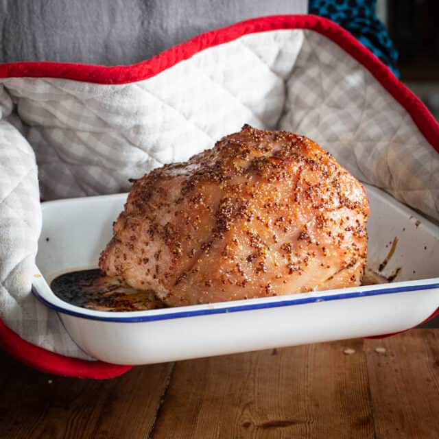 Simple Honey and Mustard Gammon The