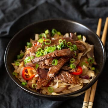 Beef Pan Fried Noodles – easy one pot meal