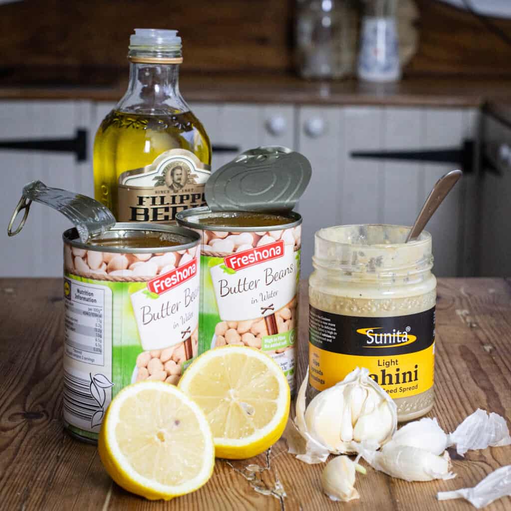 Easy Butter Bean Dip creamy / nutritious / vegan The