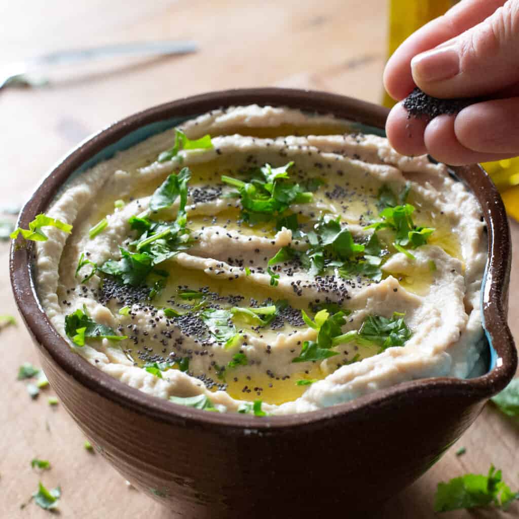 Easy Butter Bean Dip creamy / nutritious / vegan The