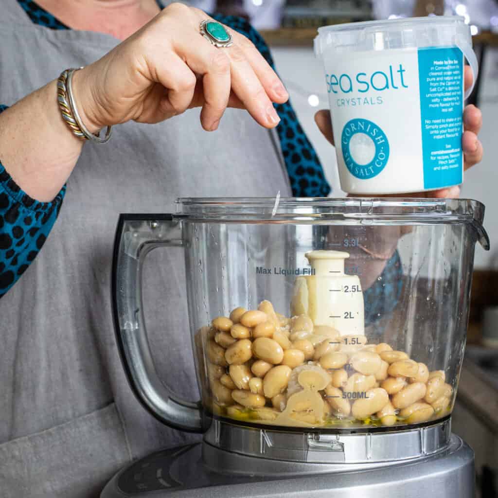 Easy Butter Bean Dip creamy / nutritious / vegan The